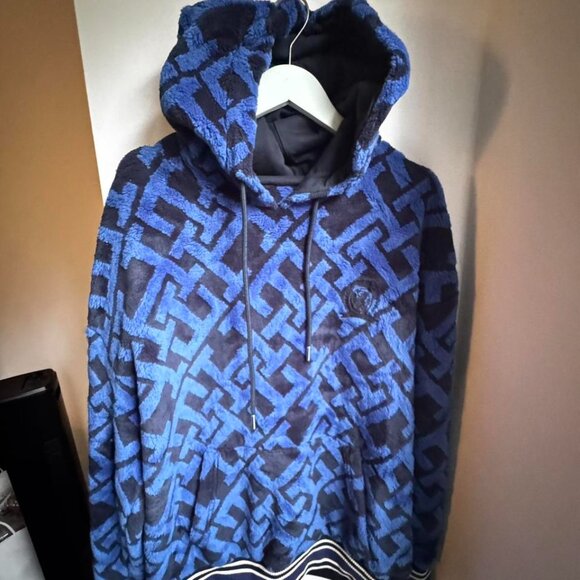 Tommy Hilfiger Monogram Blue Sweater - Picture 1 of 7